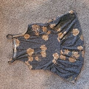 Maurices size small floral dress shirt